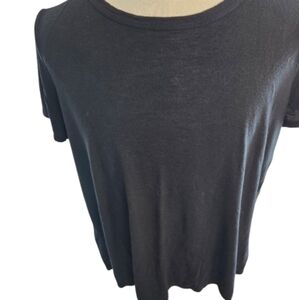 Maurices Black Scoop Neck Lightweight Tee 1X